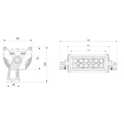 JPL- 180 Alüminyum Projektör